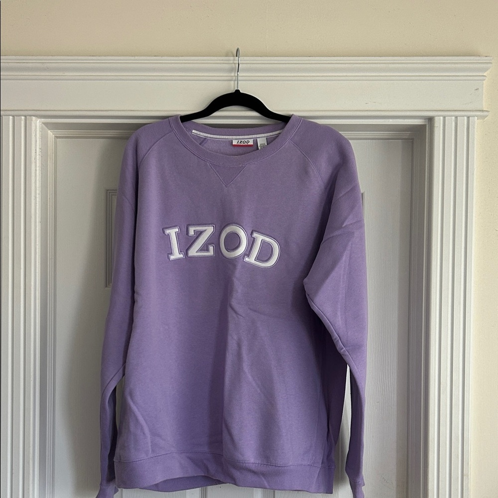 Izod Lavender Crewneck Sweatshirt